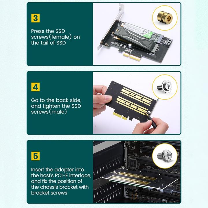 Produktbild Ugreen M.2 NVME to PCI Express 3.0 x4 Adapter Card