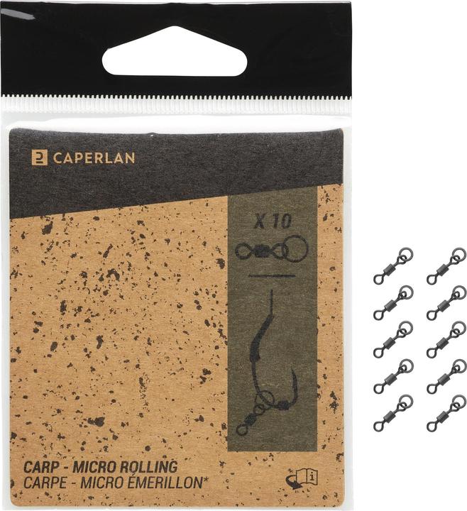 Actual product image Caperlan Swivel Micro Rolling 10 pcs.