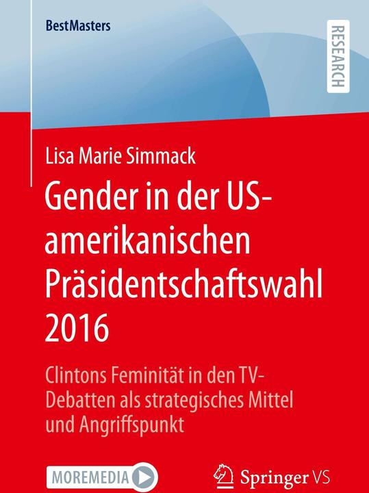Produktbild Simmack:Gender in der US-amerikanischen (Deutsch, Lisa Marie Simmack, 2024)