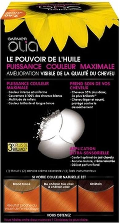 Produktbild Garnier Olia Permanente Ölfarbe Ammoniakfrei Kupfer 7,4kg (Kupfer)