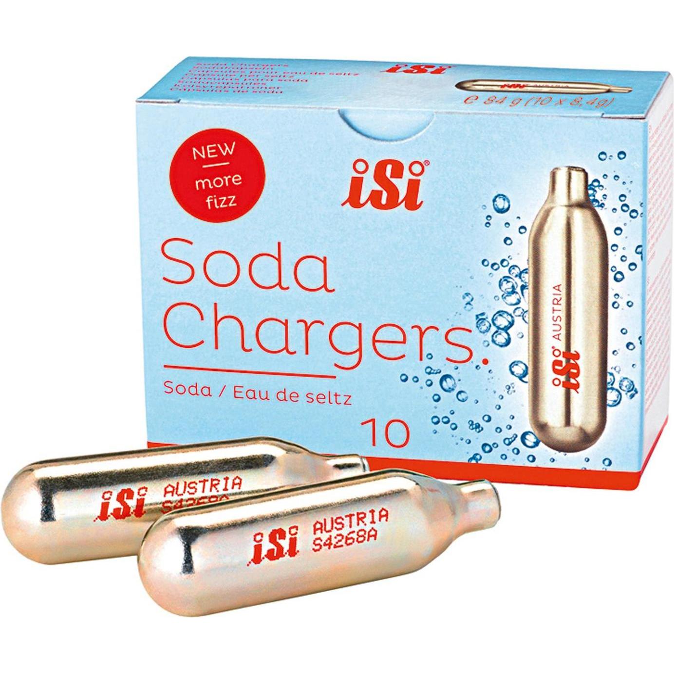 ISI Soda Siphon Kapseln, Wassersprudler Zubehör, Gold