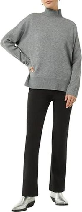 Image du produit Comma Strickpullover Strickpullover mit Stehkragen und Rippdetail (S)