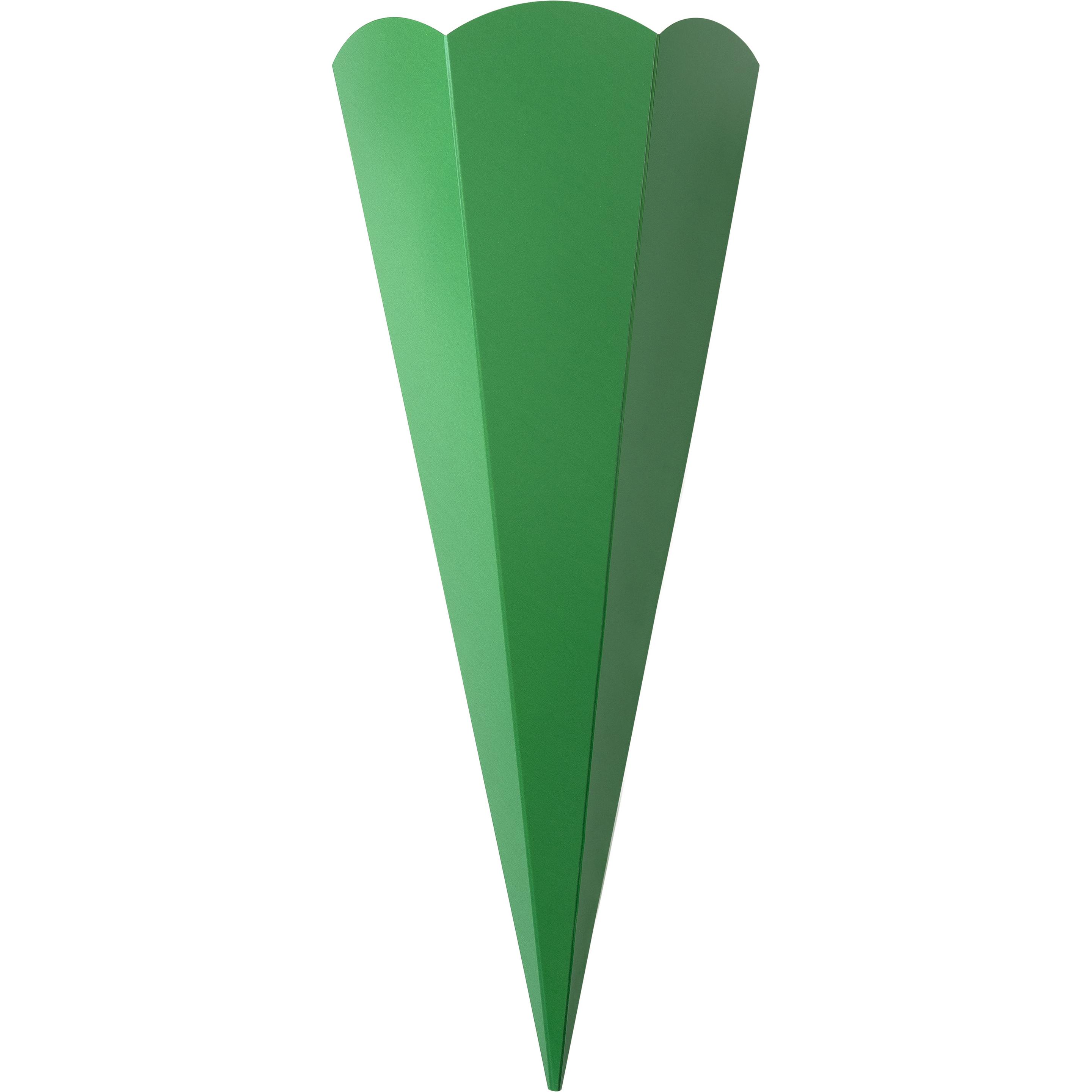 Thumbnail - Folia, Schultüte, Schultten-Zuschnitt, 6-eckig, 680 mm, grn (68 cm)
