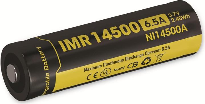 Nitecore IMR Li-Ion batterij 14500/650mAh/2-pack