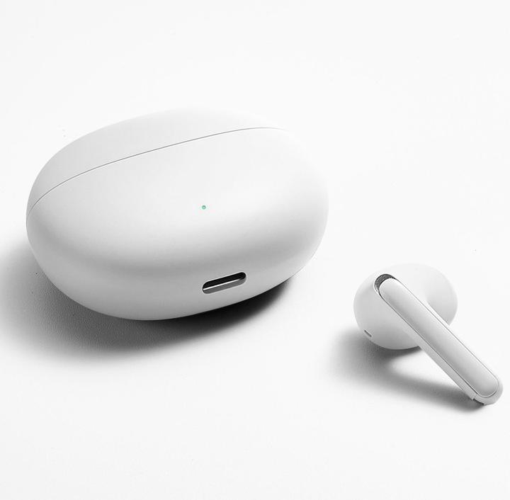 Produktbild Joyroom Funpods Series JR-FB2 Half in-ear Wireless Headphones - White (35 h, Kabelgebunden)