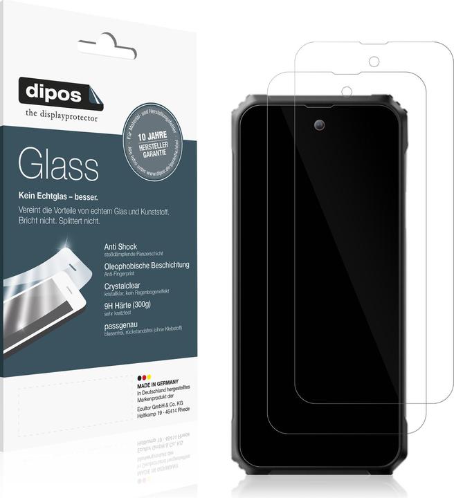 Produktbild Dipos Anti-Shock Displayschutz 9H (1 Stück, Blackview BV8000 Pro)