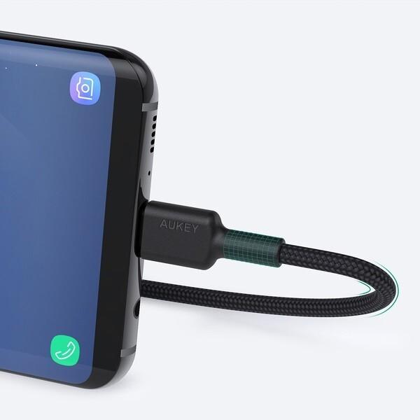 Immagine prodotto Aukey CAVO DA USB-C A USB-C CB-CD45/0,9M LLTSN1030407 (0.90 m, USB 2.0, 18 W)