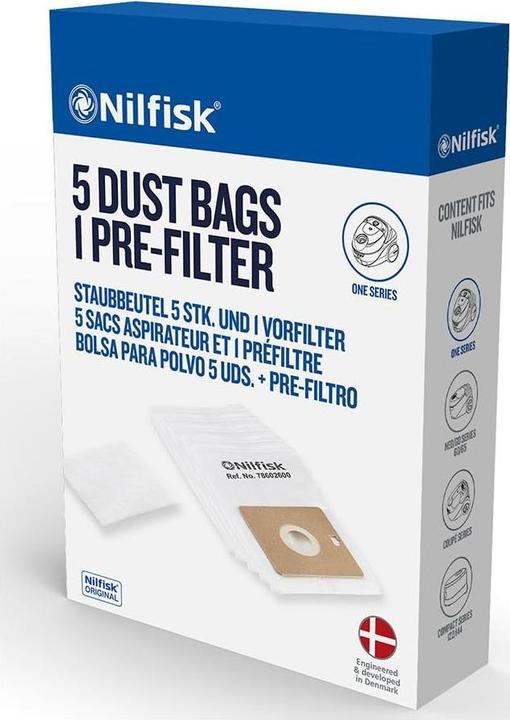 Produktbild Nilfisk Staubsaugerbeutel GM 60 5 St.