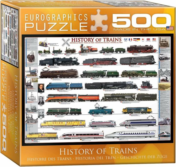 Immagine prodotto Eurographics Storia dei treni (500 pezzi)