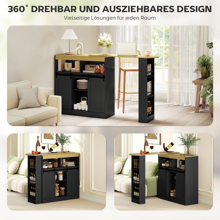 Image du produit Homcom Table de bar (187.5 x 35 x 105 cm)