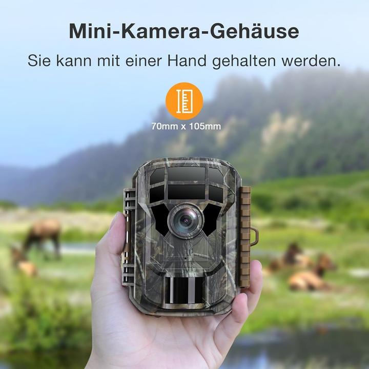Image du produit Voopeak 2er Wildkamera-Set mit Bewegungsmelder & Nachtsicht, 2K HD