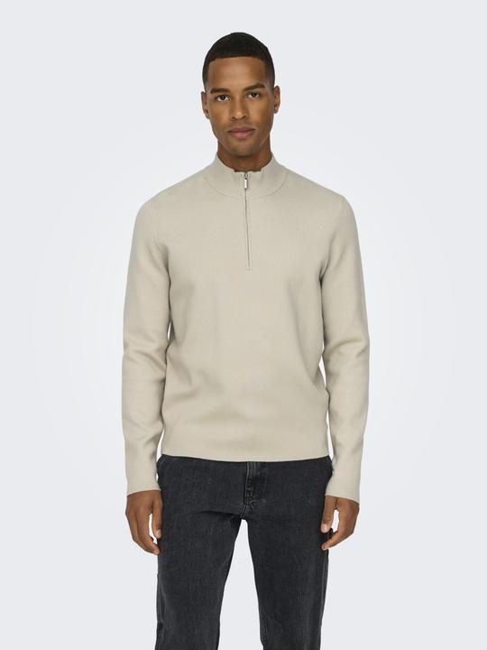 Immagine prodotto Only & Sons Onscooper Reg 12 Half Zip High Neck Knit (M)