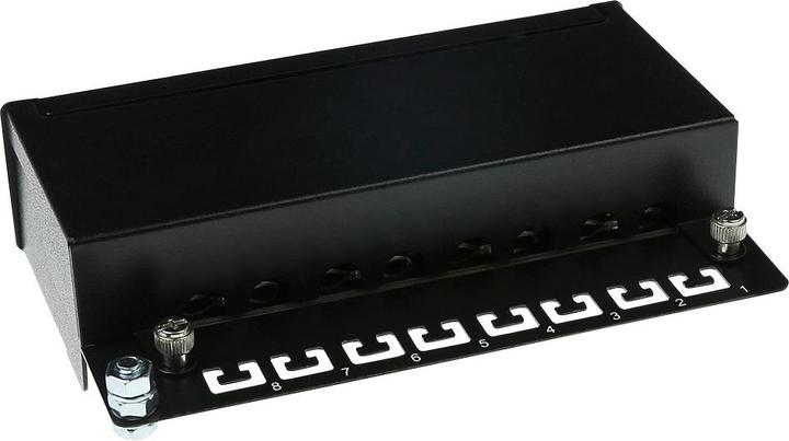 Produktbild ACT Surface mounted box shielded 8 ports CAT6A. Type: CAT6A Mountbox c6a 8 prt shielded