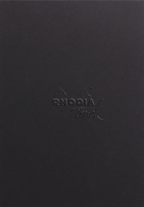 Image du produit Rhodia Touch Mixed Media Pad, papier Paint'On extra-blanc 250g - A6 portrait, 20 feuillets - Noir (250 g/m², 300 x)
