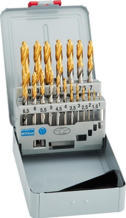 Produktbild Forum Professional Solutions Spiralbohrer Satz D338N TiN Tip 1,0 - 10,5 mm 24 teilig (5 mm, 1–10)