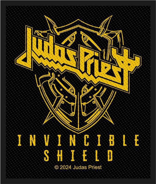Actual product image Judas Priest Invincible Shield Woven Patch (1 pcs., 10 x 10 cm)
