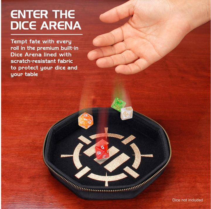 Actual product image Enhance Tabletop Dice Case Black