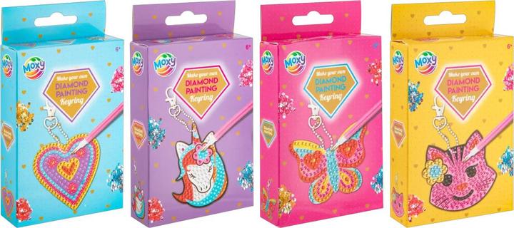 Actual product image Grafix Key rings with diamond painting (Assorted - 1 piece)