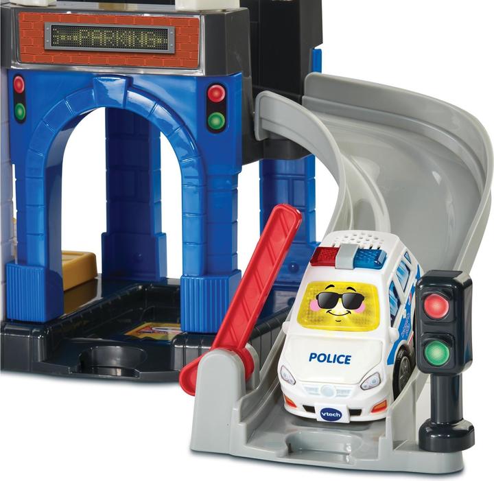 Produktbild VTech Tut Tut Bolides Série Pro - Super poste de police interactif (+ Chris, lieutenant de police)