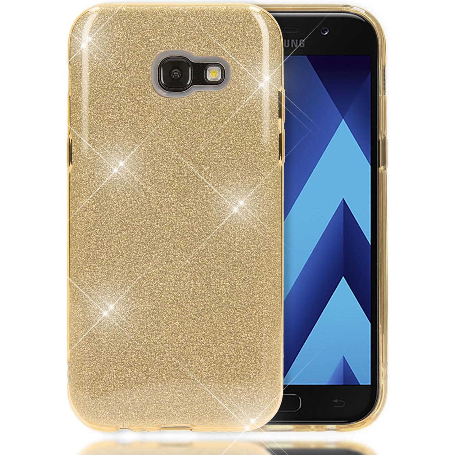 Nalia Handyhülle (Samsung Galaxy A5 (2017)), Smartphone Hülle, Gold