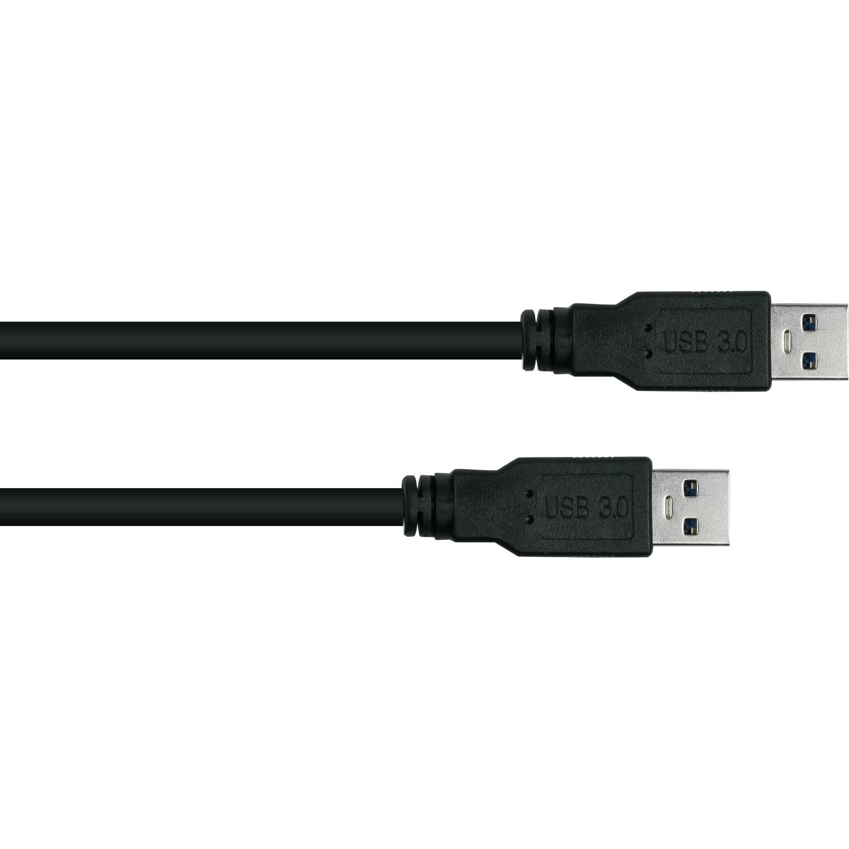Thumbnail - Good Connections Kabelmeister USB 3.0 an USB-A CU 5m schwarz (5 m, USB 3.2 Gen 1), USB Kabel