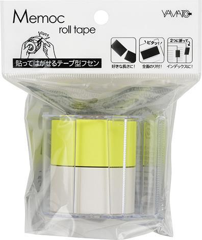 Actual product image Yamato Memoc Paper 25mmx10m white/lem (2.5 x 10000 cm)