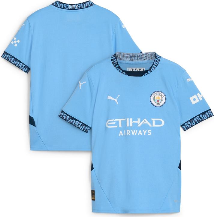 Actual product image Puma MCFC Home Jersey Replica Jr (176)