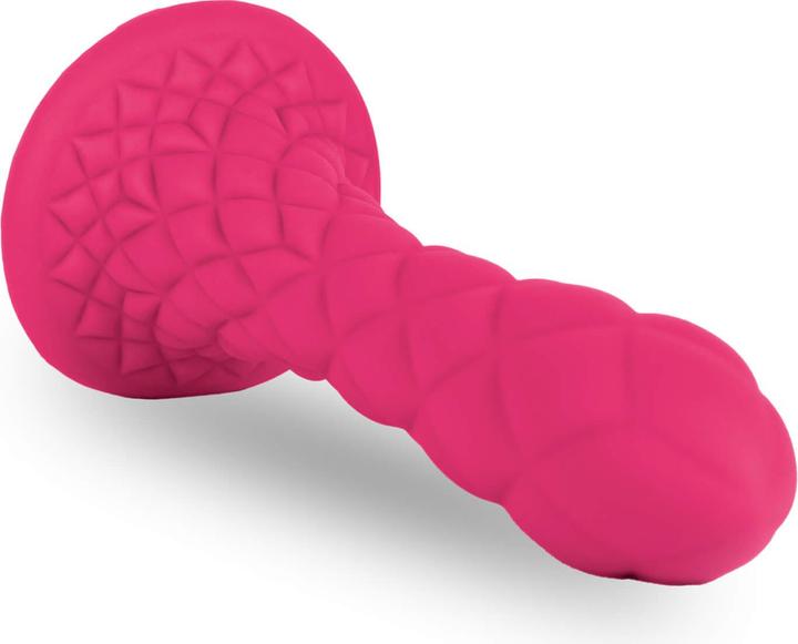 Actual product image Silexd Dreamy Dildo Fantasy Flüssigsilikon Thermoreaktiv Fuchsia 18,5 Cm