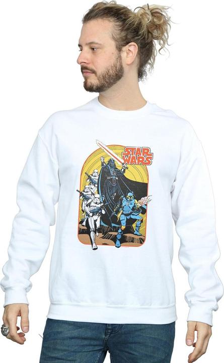 Produktbild Star Wars Vintage Comic Scene Sweatshirt (M)