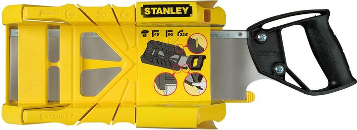 Actual product image Stanley Miter box plastic with back saw
