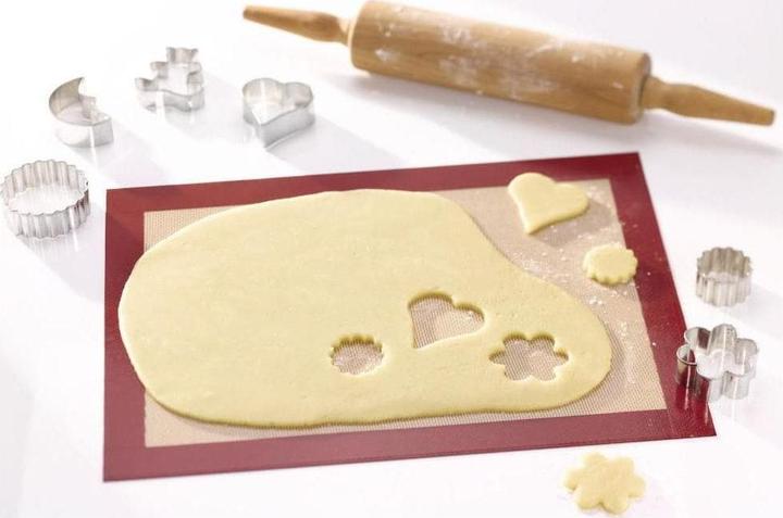 Actual product image Xavax silicone baking mat, square, 40 x 30 cm, red-brown (40 x 30 cm)