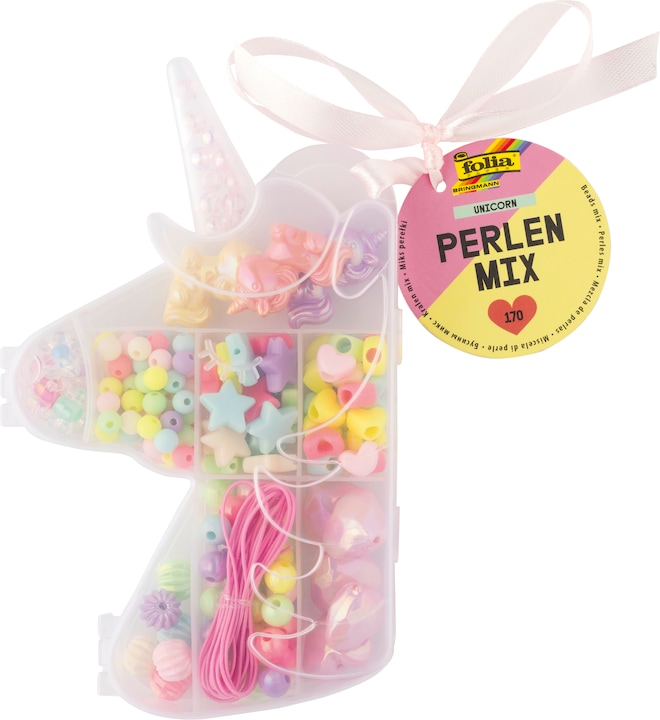 Image du produit Folia Perlen-Set Unicorn