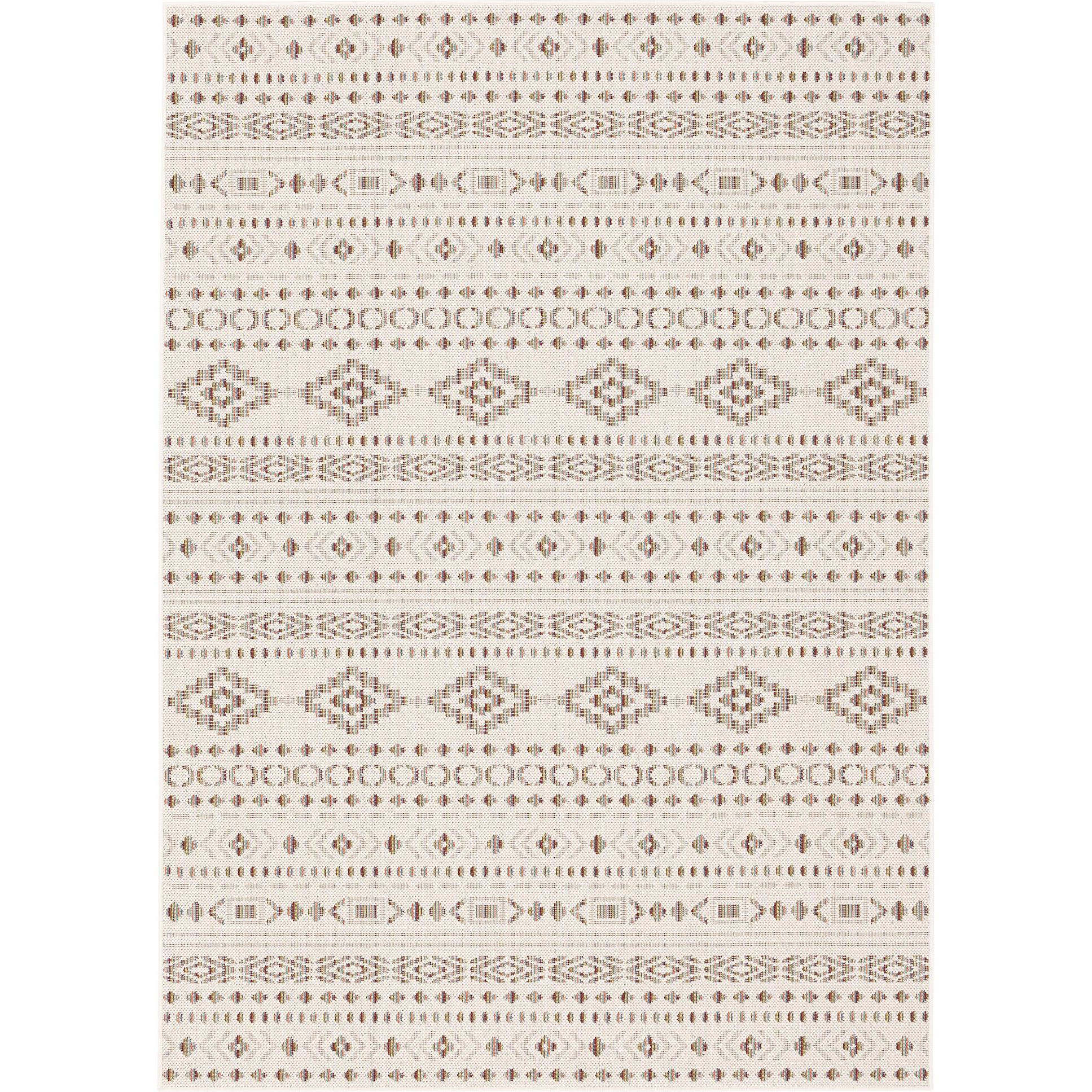 Pergamon, Teppich, In & Outdoor Teppich Flachgewebe Campus Ethno (140 x 200 cm)
