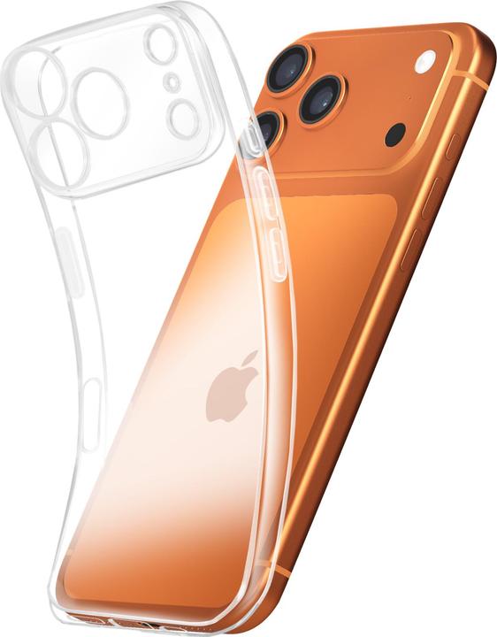 Image du produit OEM Back panel cover CLEAR Case 2 mm for IPHONE 17 Pro Max (camera protection) transparent (Apple iPhone 17 Pro Max)