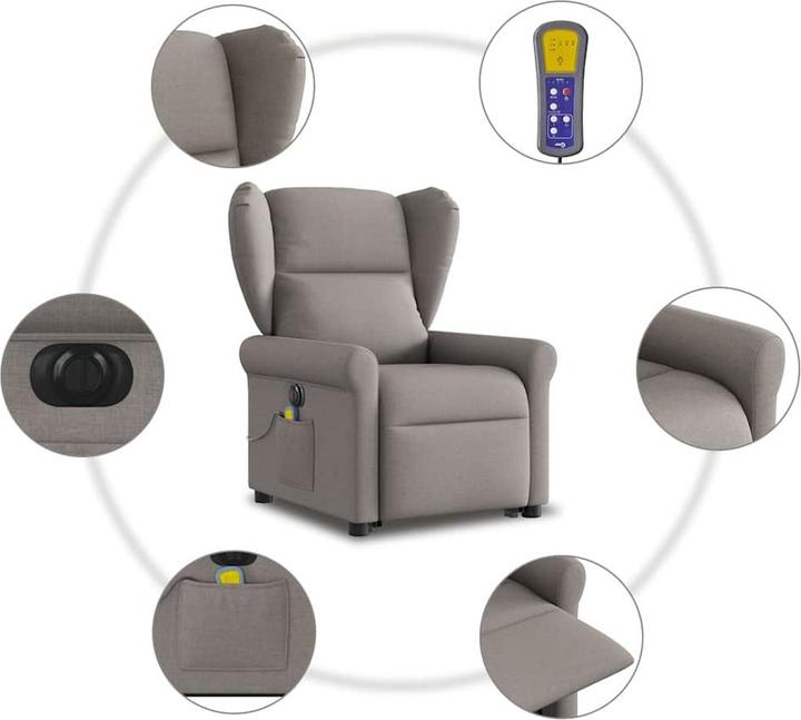 Image du produit vidaXL Massagesessel mit Aufstehhilfe