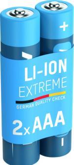 Productafbeelding Ansmann Micro (AAA) batterij Lithium E (2 Pcs., AAA, 1150 mAh)