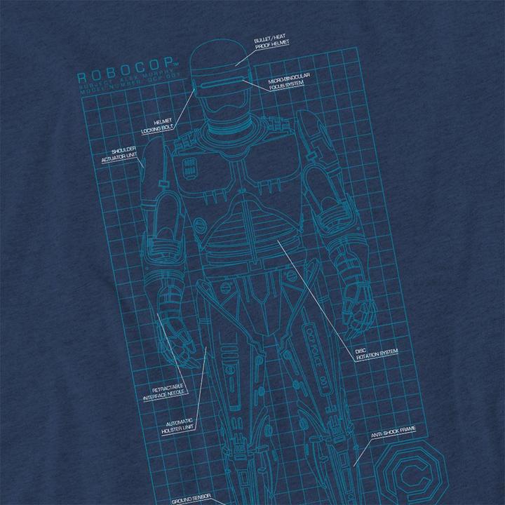 Produktbild Robocop TShirt meliert (S)