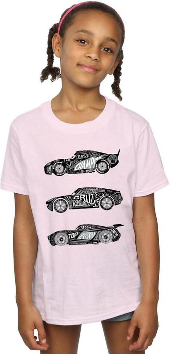 Produktbild Disney Cars Text Racers TShirt Mädchen (140, 146)