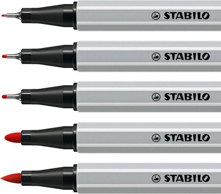 Produktbild STABILO Creative Tips (Karmin, Gelb, Ultramarin, Schwarz, Hellgrau, Grün, 30 x)