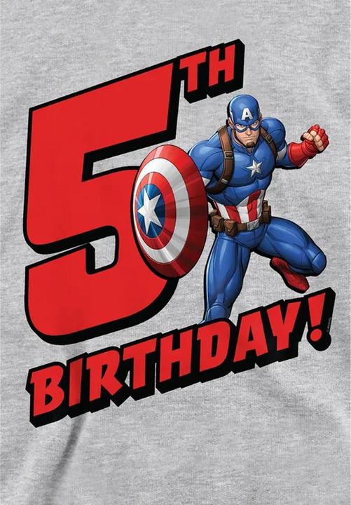 Image du produit Captain America - Sweat à capuche 5TH BIRTHDAY - Enfant (116)