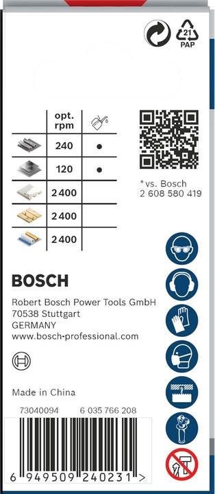 Immagine prodotto Bosch Professional Zubehör Sega a tazza PRO Multi Material PC Plus, 37 mm (37 millimetri)