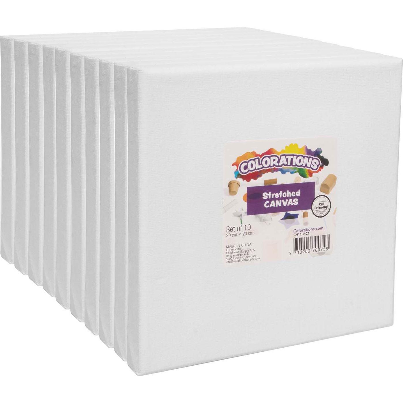 Colorations Colorationen - Keilrahmen 20 x 20 cm, 10 Stk. (20 x 20 cm) (55623562)