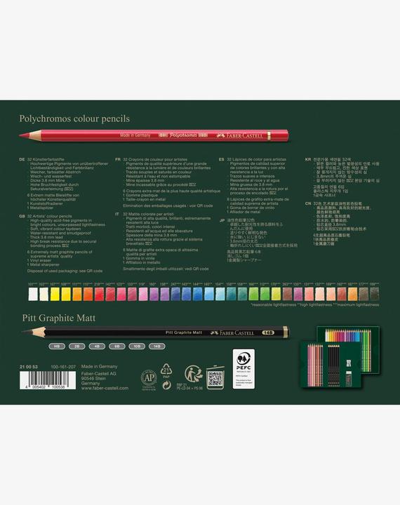 Produktbild Faber-Castell Polychromos & Pitt Graphite (38x)