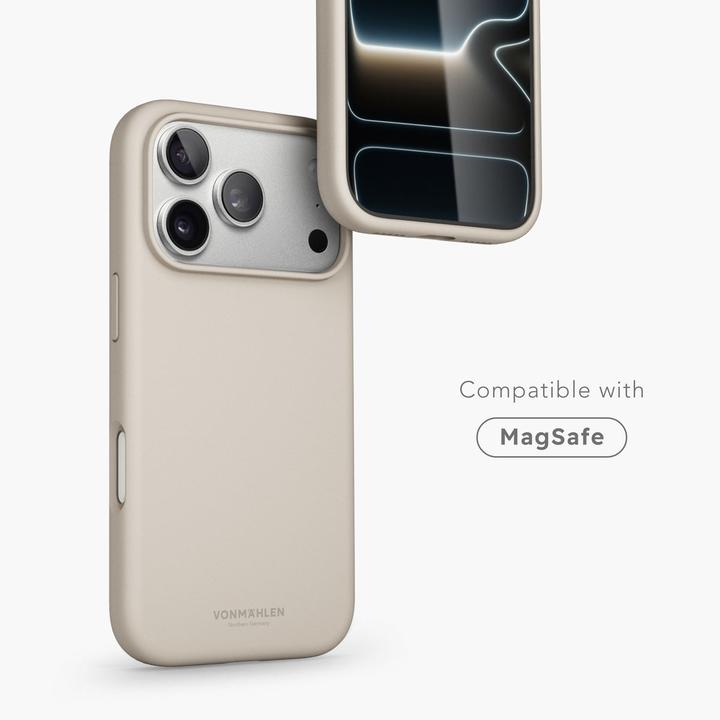 Produktbild Vonmählen Back Cover Soft Silicone iPhone 17 Pro Cream (Apple iPhone 17 Pro)