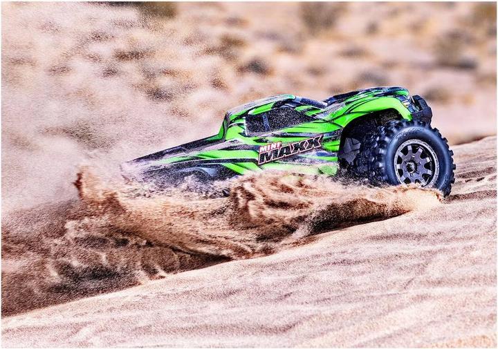 Actual product image Traxxas MINI-MAXX 4WD grün BL-2S Brushless mit Akku und Ladegerät (RTR Ready-to-Run)