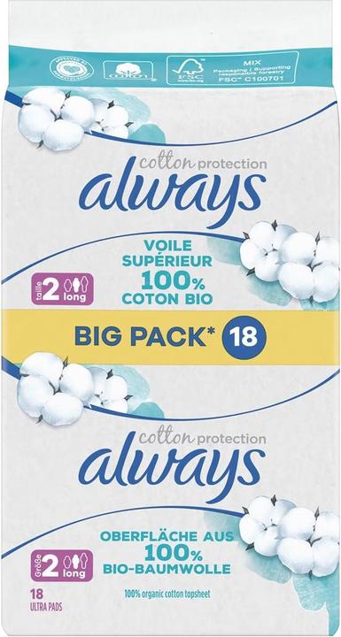 Image du produit Always Protection du coton (16x)