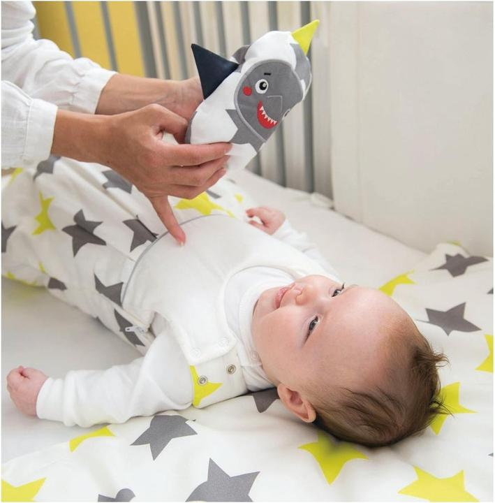 Produktbild Zewi Traubenkernkissen lime Stars Panda