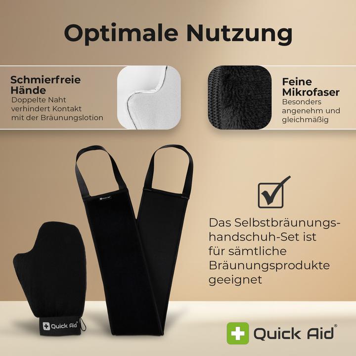 Image du produit Quick Aid Selbstbräuner Handschuh Set (Accessoires auto-bronzants)