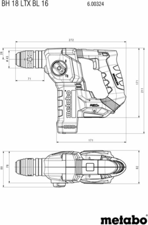 Productafbeelding Metabo BH 18 LTX BL 16