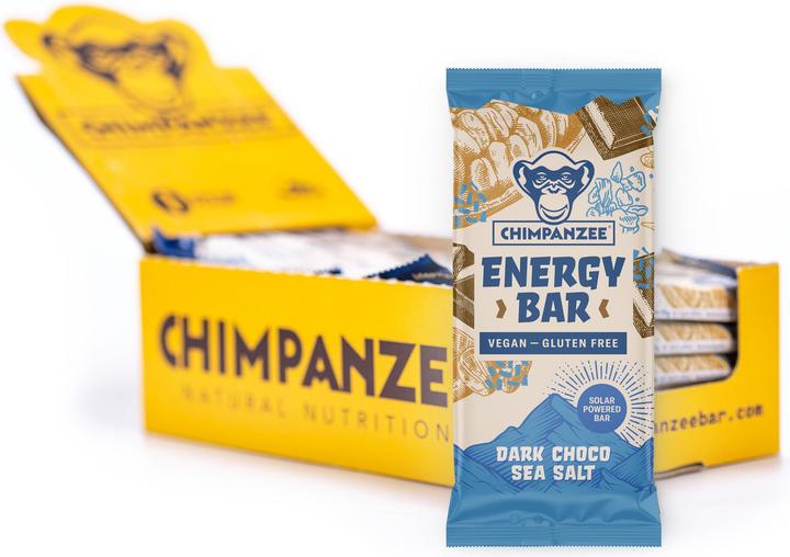 Image du produit Chimpanzee Energy Bar (Sel de mer au chocolat noir, 15 pcs, 825 g)